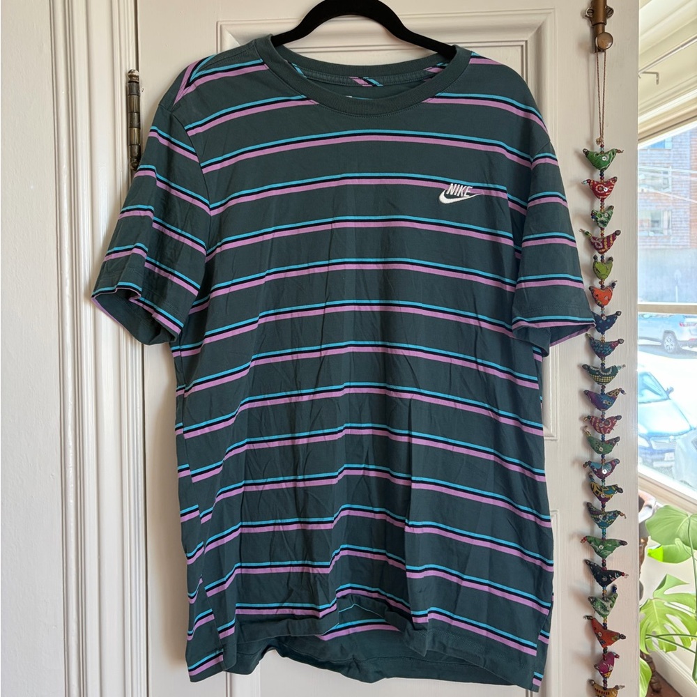 New Nike Striped T-Shirt